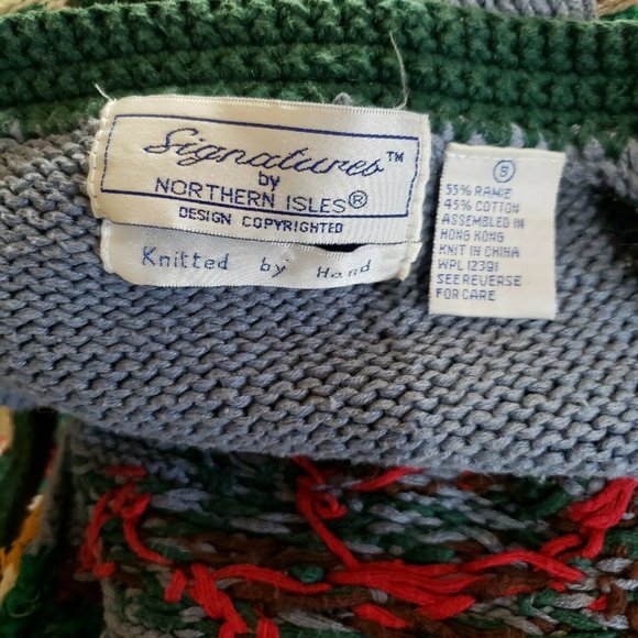 NORTHERN ISLES Small HANDKNIT THANKSGIVING Harvest - Picture 6 of 12